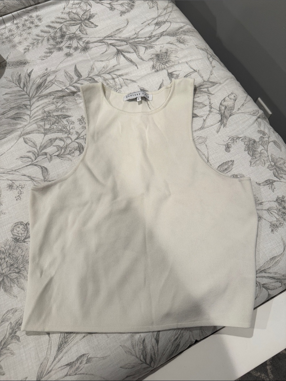 Endless Rose Cream knit Sleeveless Tank